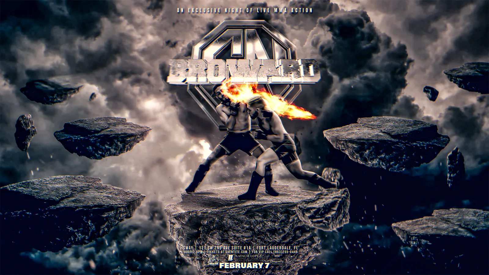 Combat Night - Fort Lauderdale event art