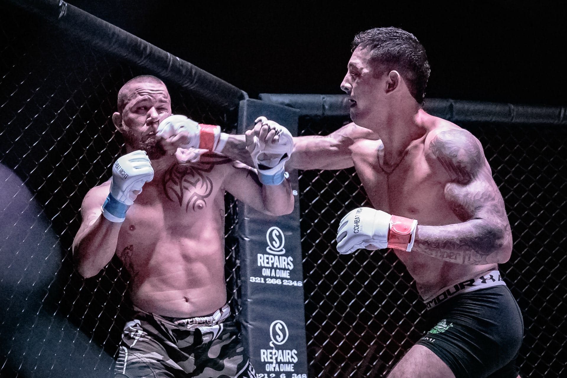 Combat Night knockout punch