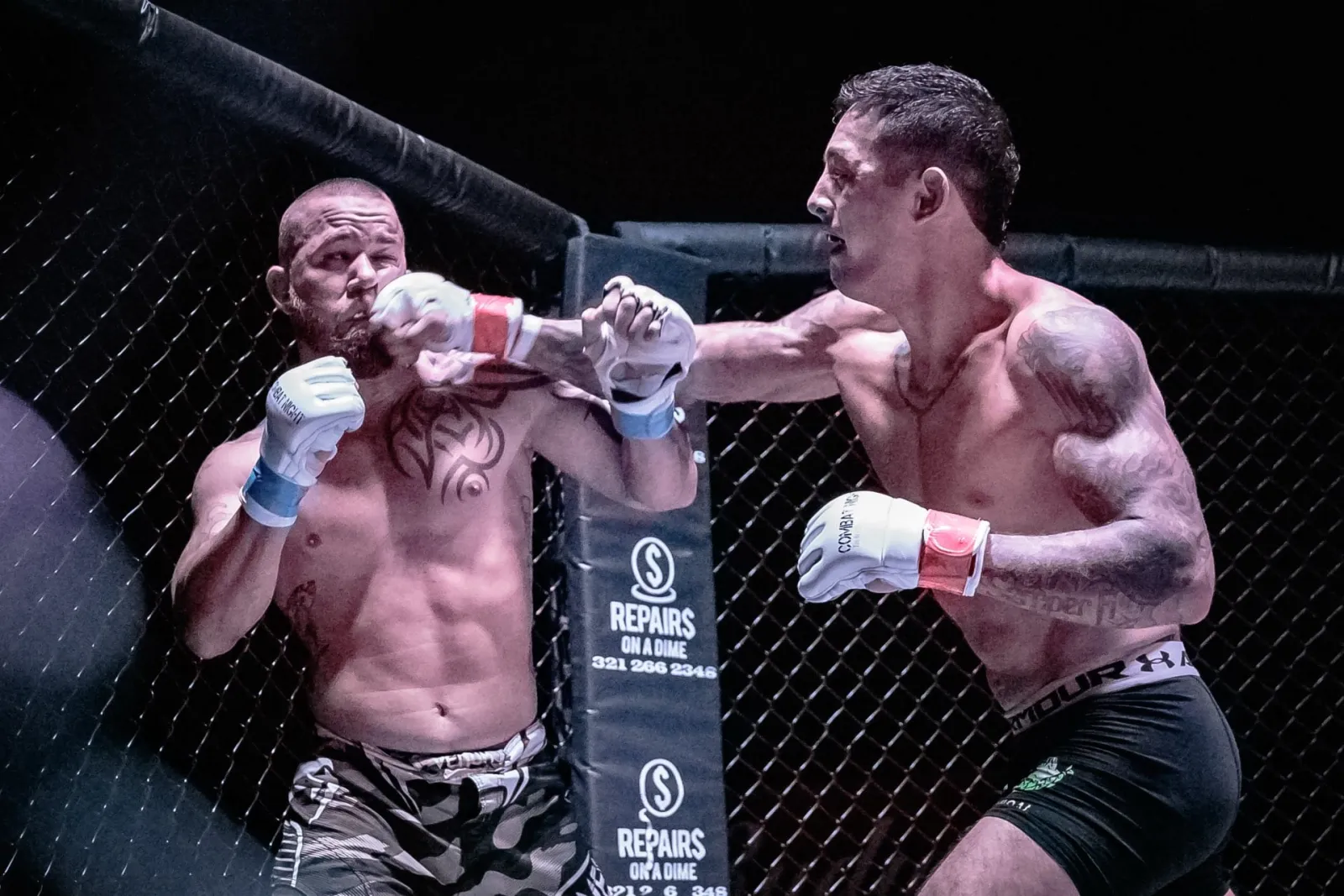 Combat Night knockout punch